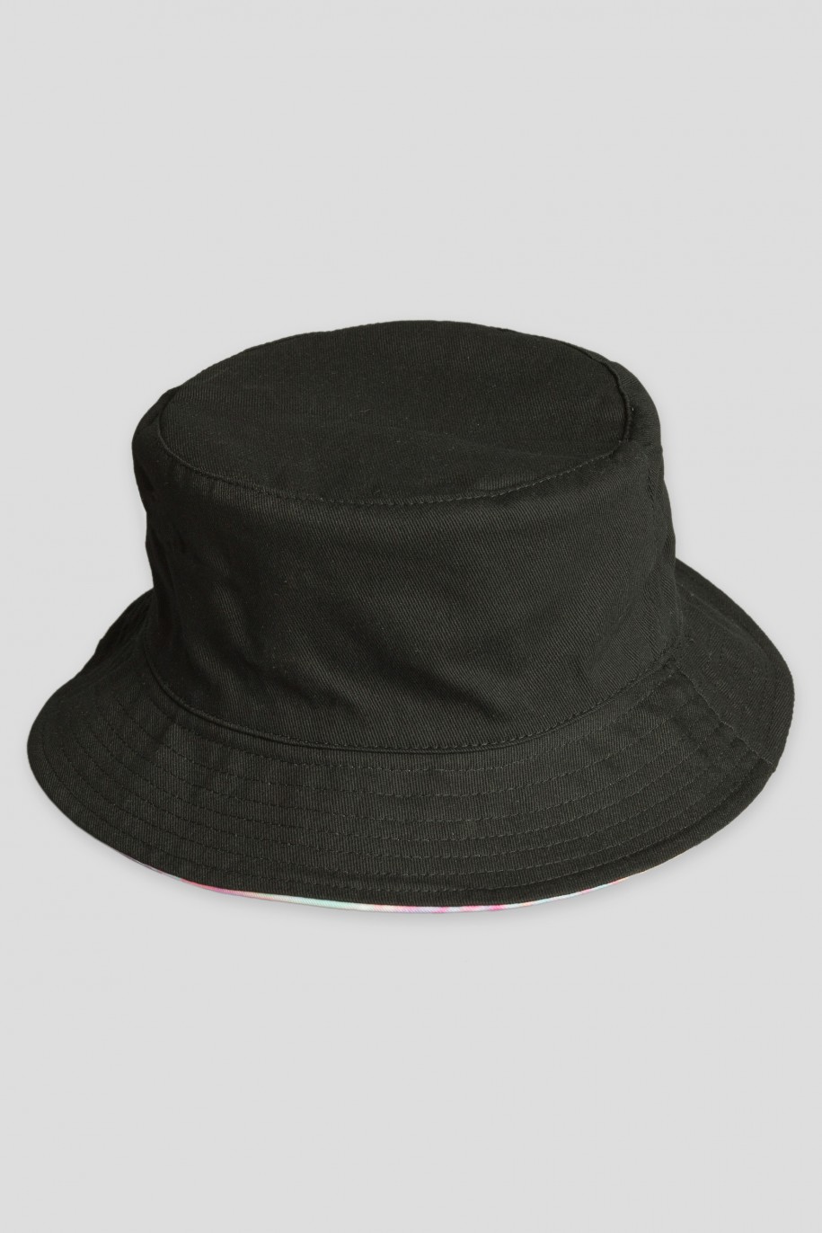 Wielobarwny dwustronny kapelusz typu bucket hat - 42703