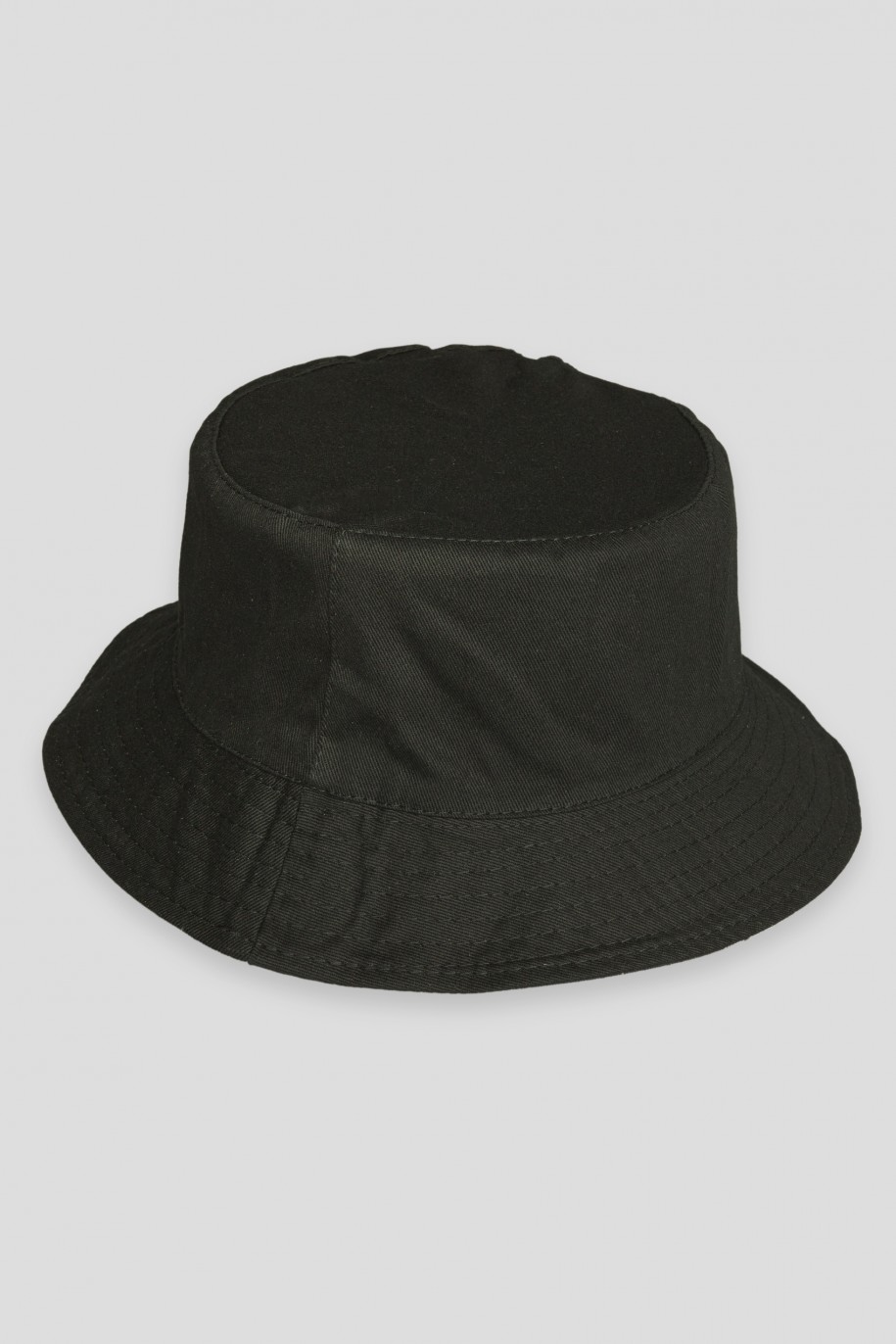 Czarny kapelusz typu bucket hat - 42710