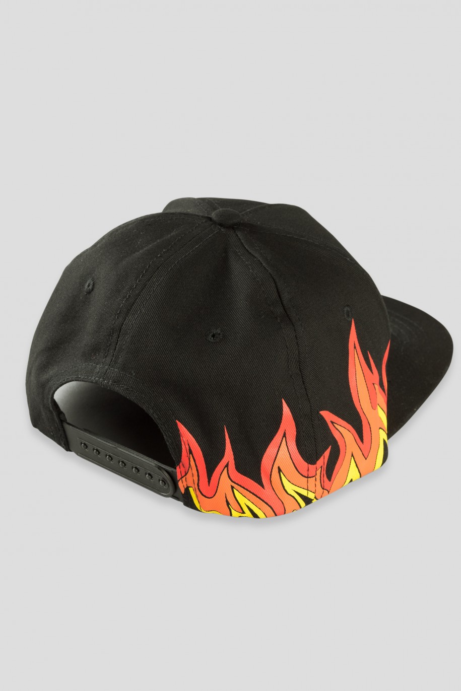 Czarna czapka z daszkiem - 42716