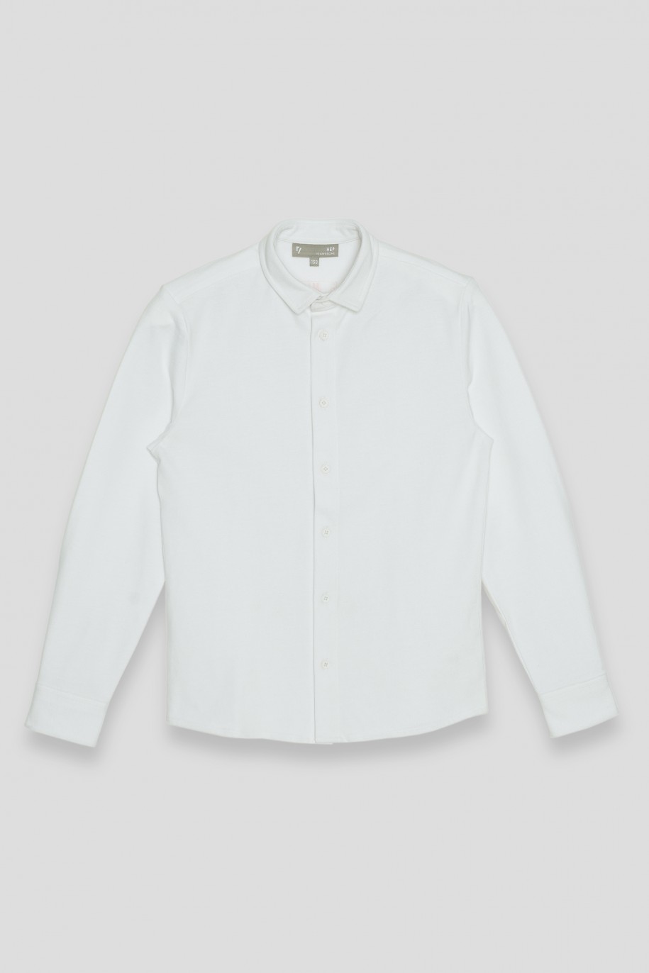 Biała koszula z długim rękawem - 42947