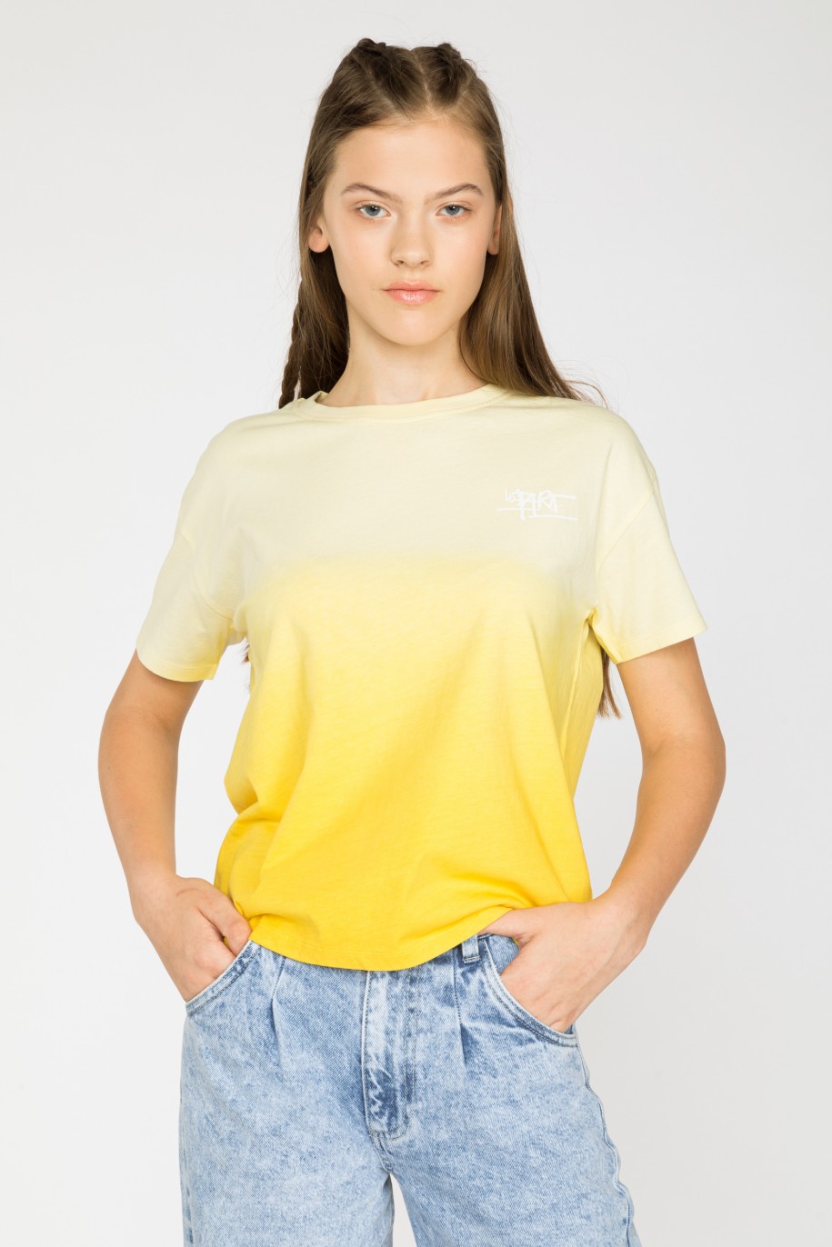 Żółty t-shirt SUNRISE - 43052