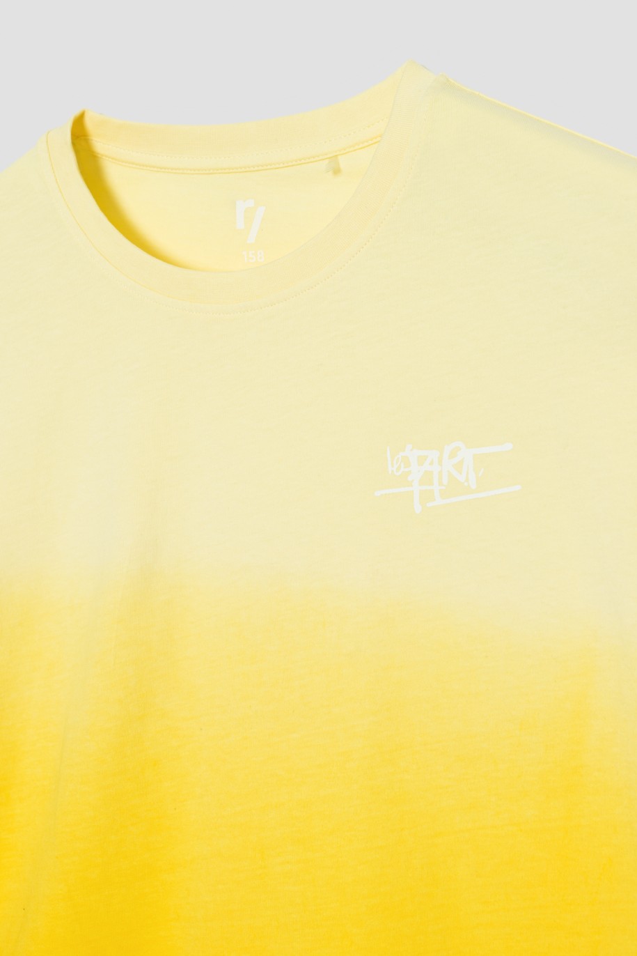 Żółty t-shirt SUNRISE - 43056