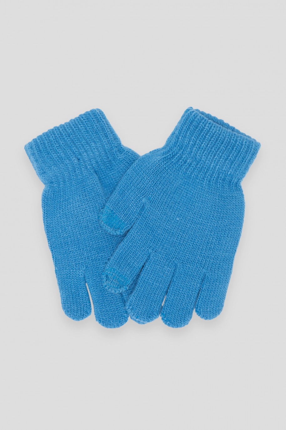 Niebieskie rękawiczki z możliwością dotyku ekranu - 44310
