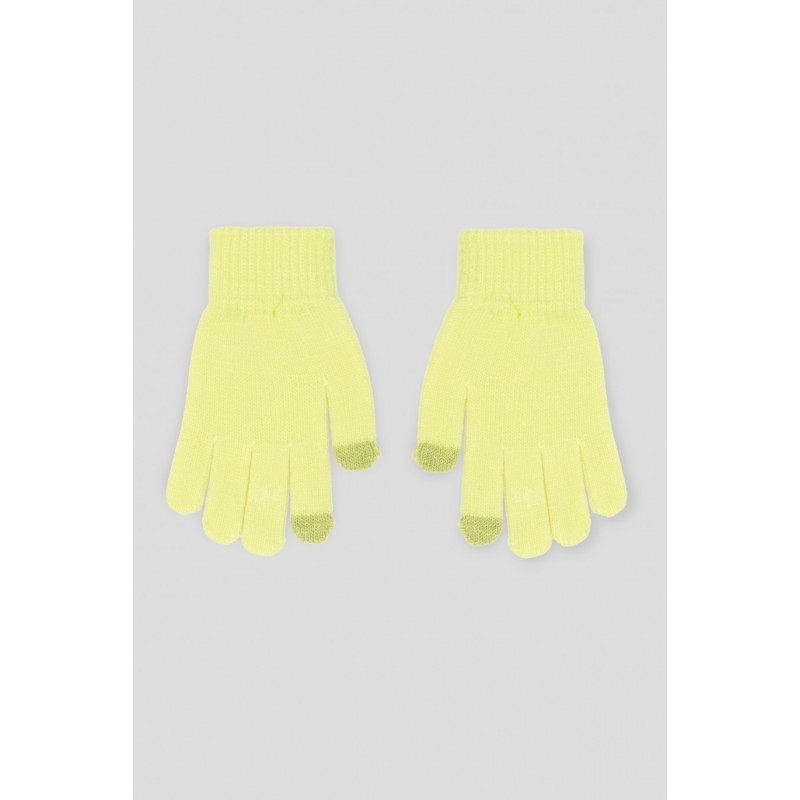 Żółte rękawiczki z możliwością dotyku ekranu - 44311