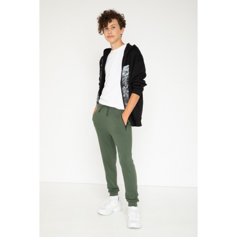 Zielone spodnie dresowe - 44314