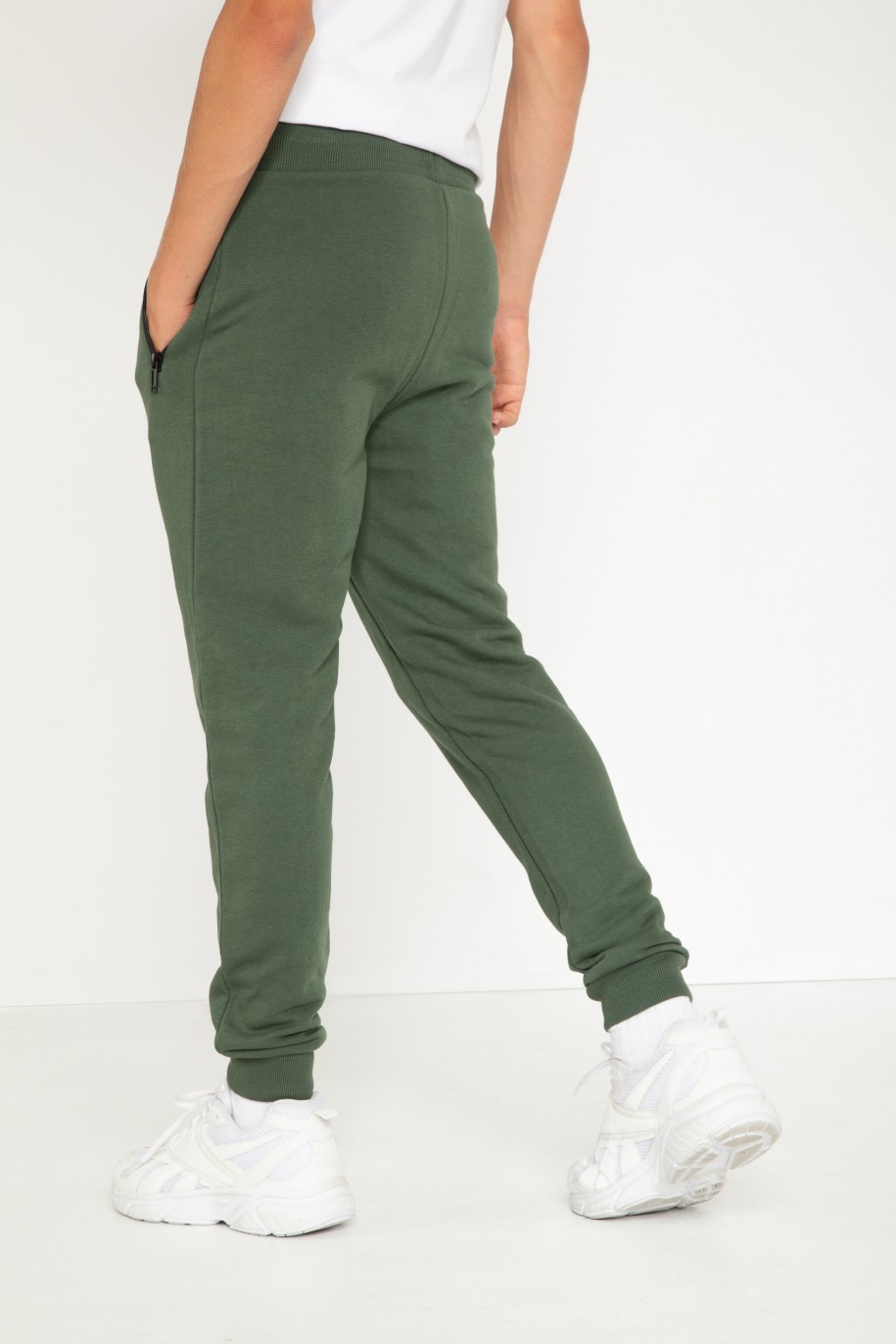 Zielone spodnie dresowe - 44315
