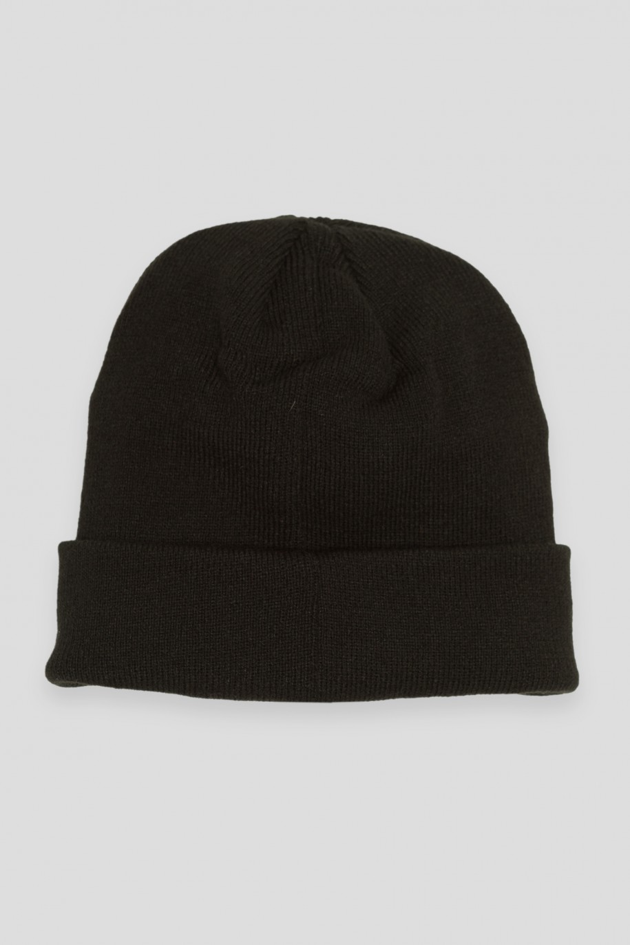 Czarna czapka z nadrukiem - 44341