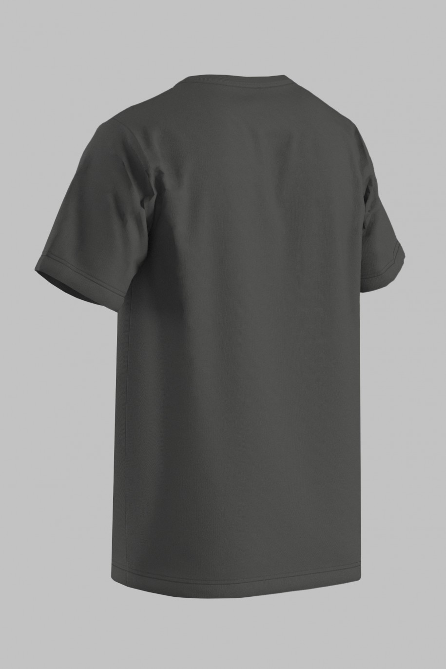 Szary T-shirt z nadrukami - 44785