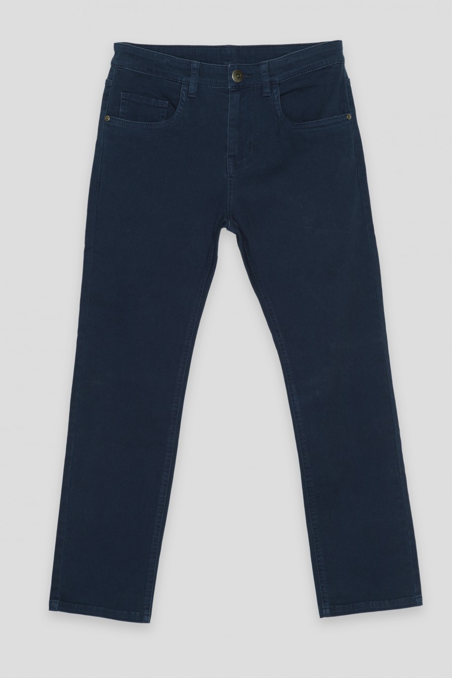 Granatowe spodnie REGULAR - 45294