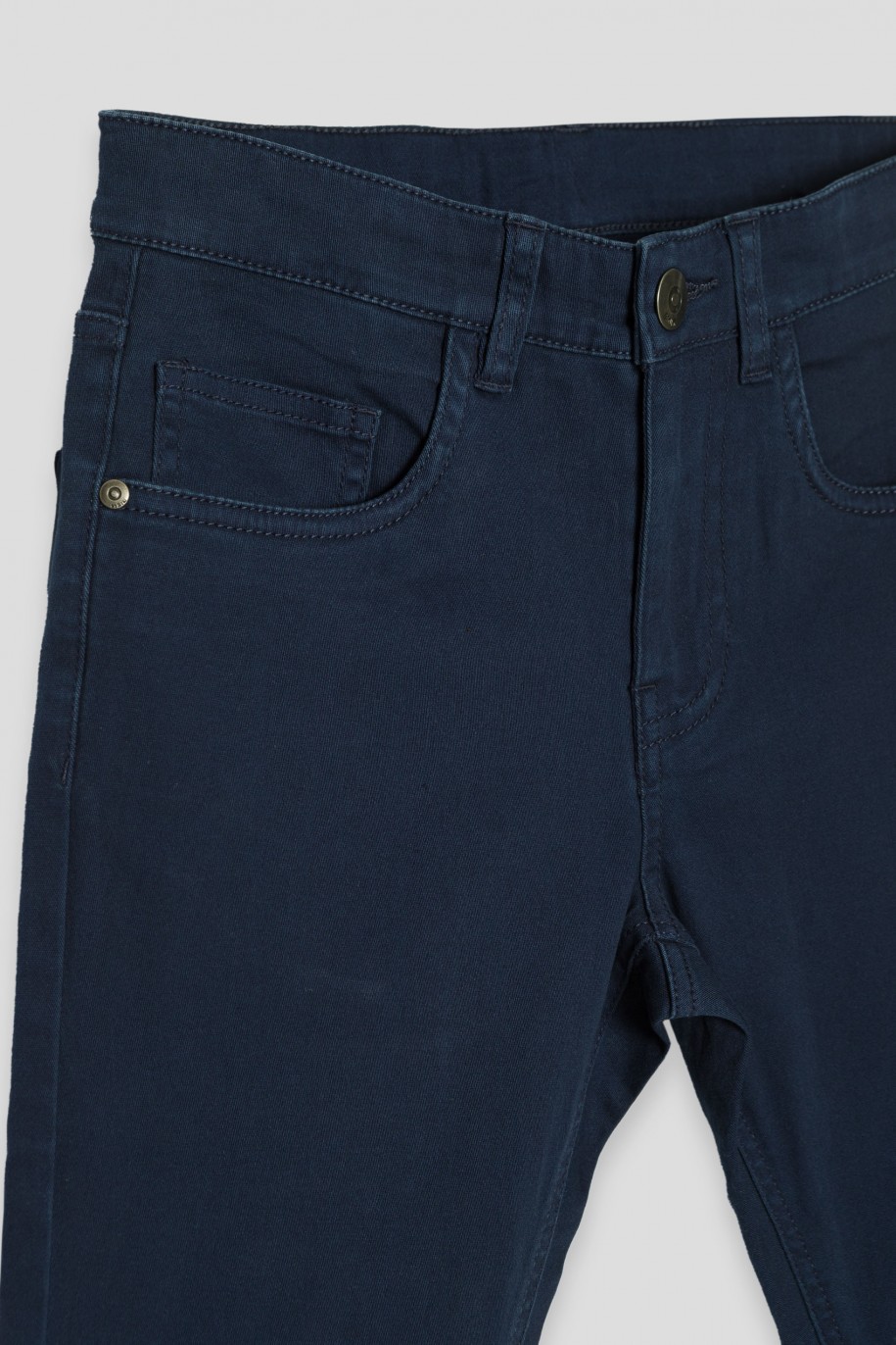 Granatowe spodnie SLIM - 45301
