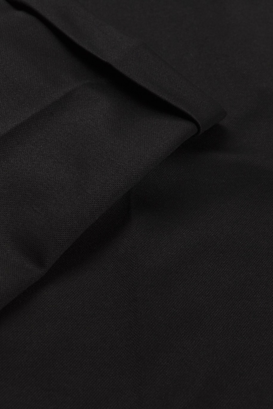 Czarne spodnie garniturowe - 46371