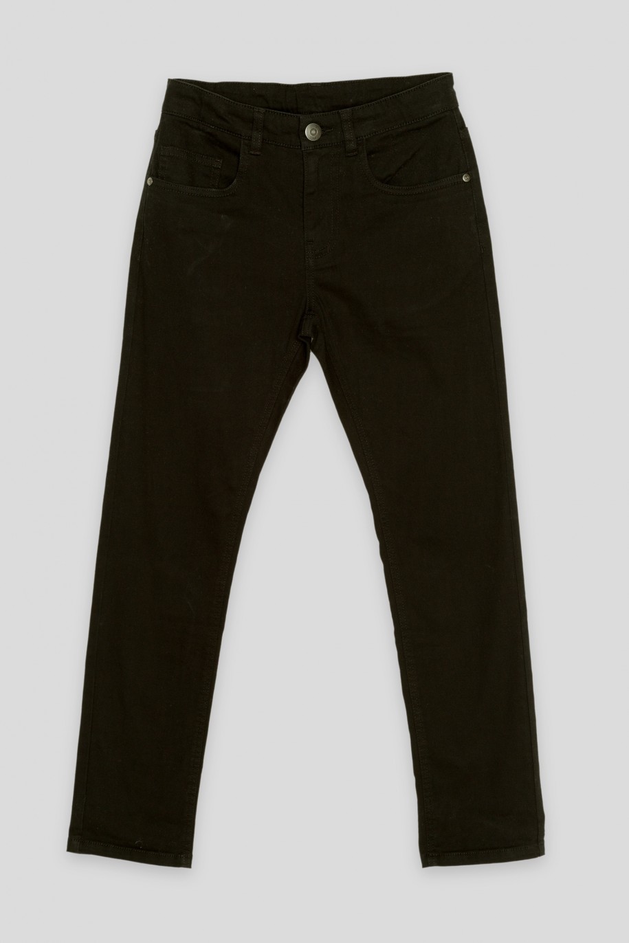 Czarne spodnie o dopasowanym kroju - 46454