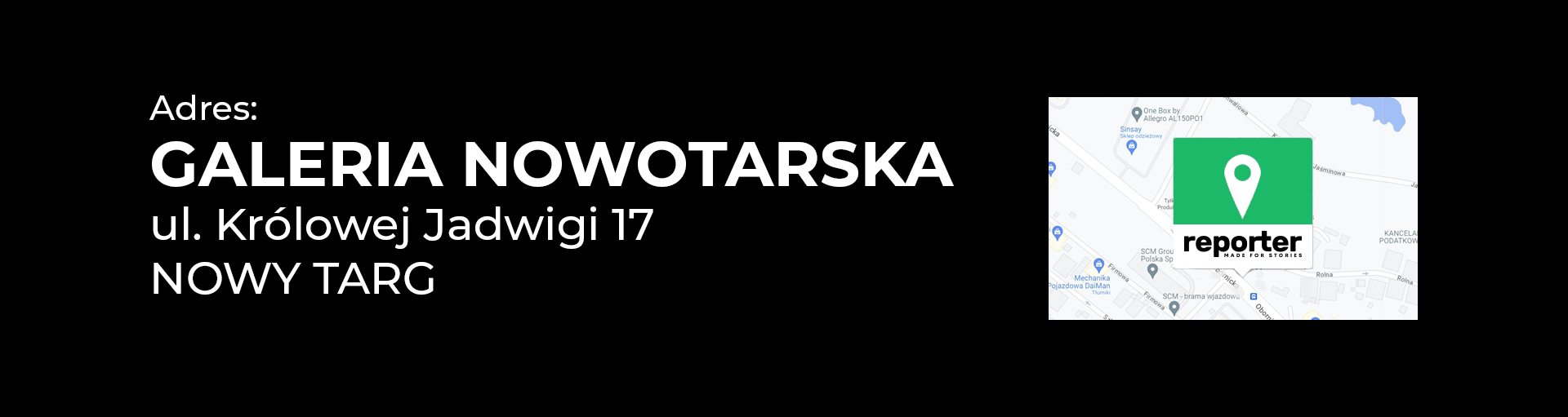 Nowy Targ Galeria Nowatorska Buy&Fly Reporter