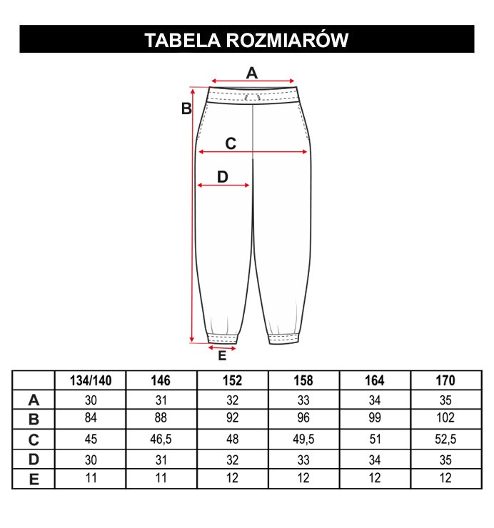 Tabela rozmiarów - Beżowe spodnie dresowe z ozdobnymi taśmami NO YOUTH CONTROL